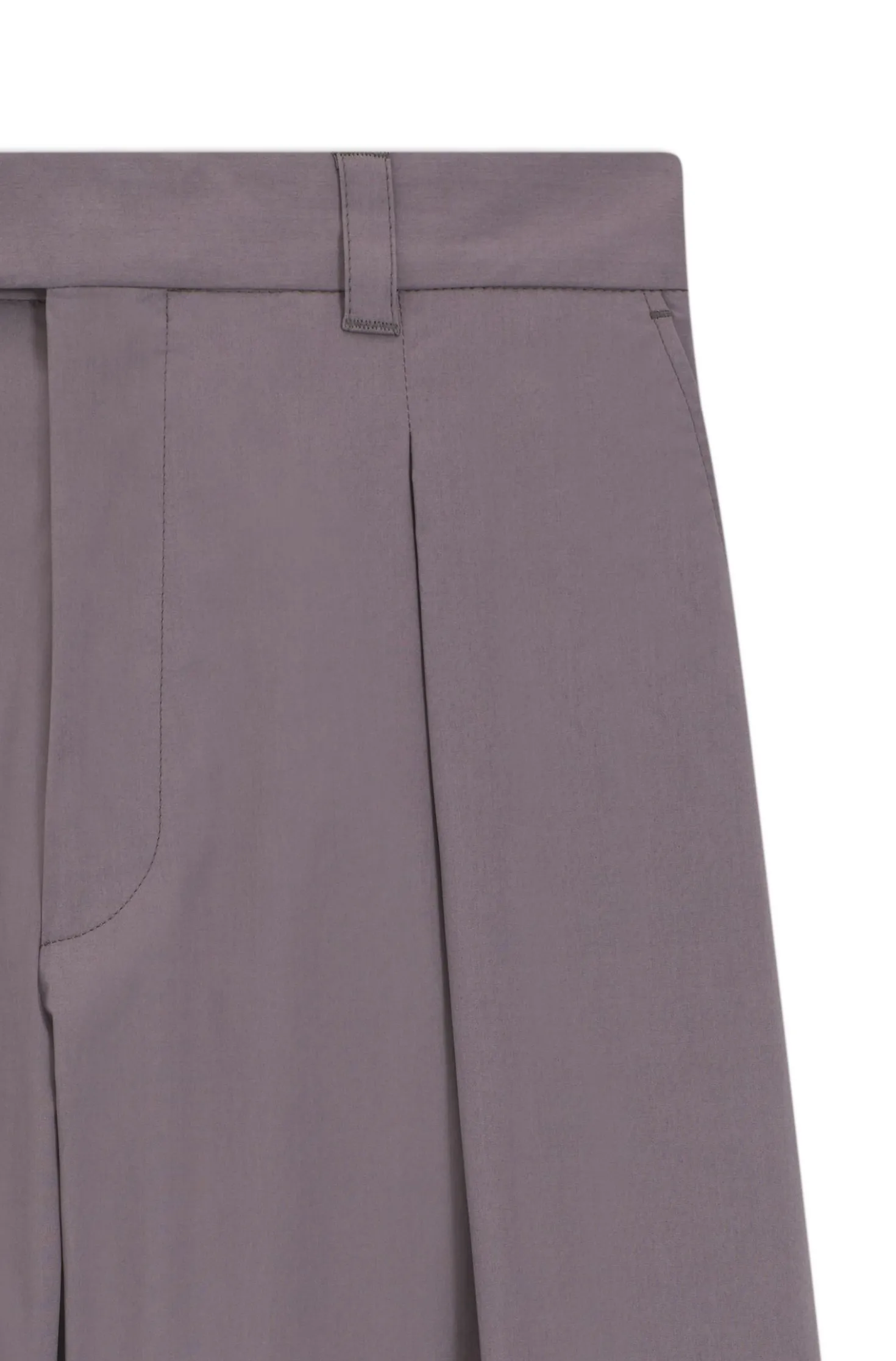 Relaxed-fit trousers in stretch cotton