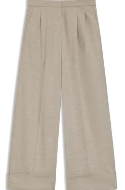 Relaxed-fit trousers in virgin wool