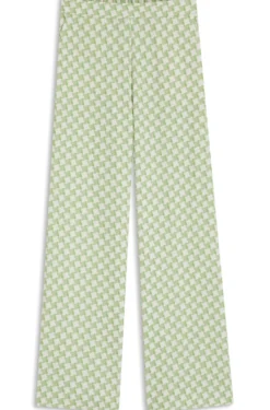 Relaxed-fit trousers with all-over print