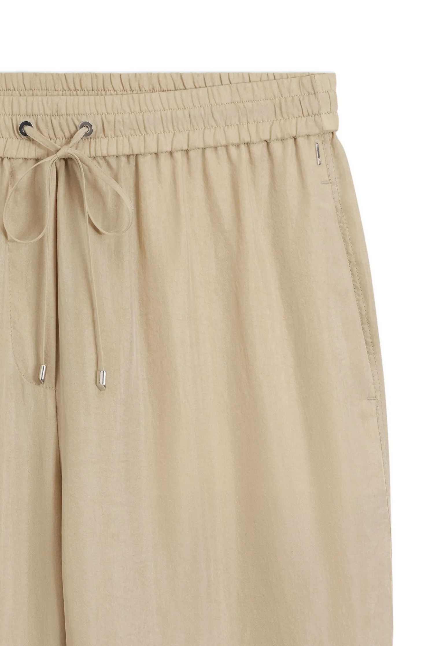 Relaxed-fit trousers with drawcord waist