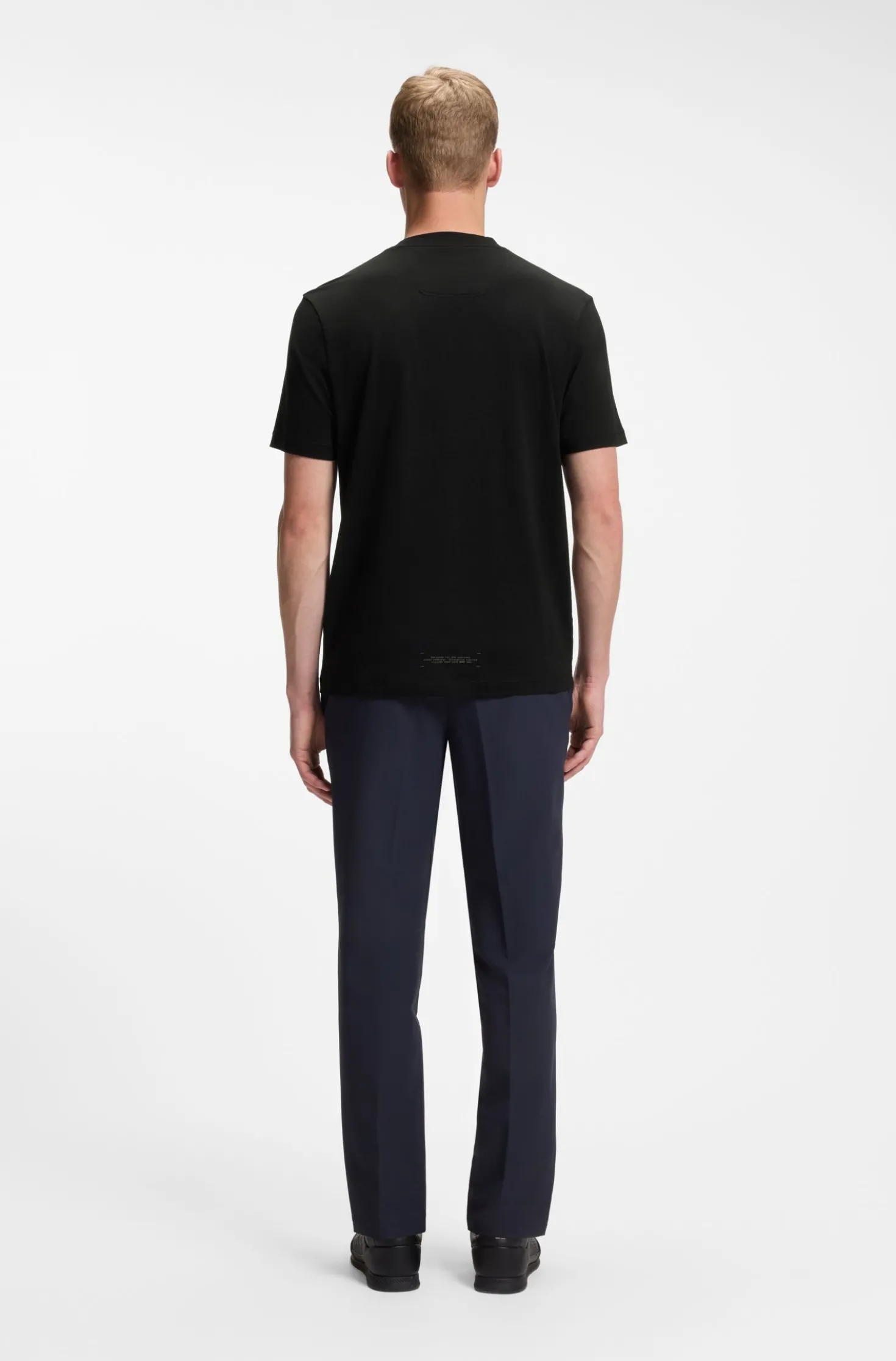 Relaxed-fit T-shirt in a stretch-cotton blend