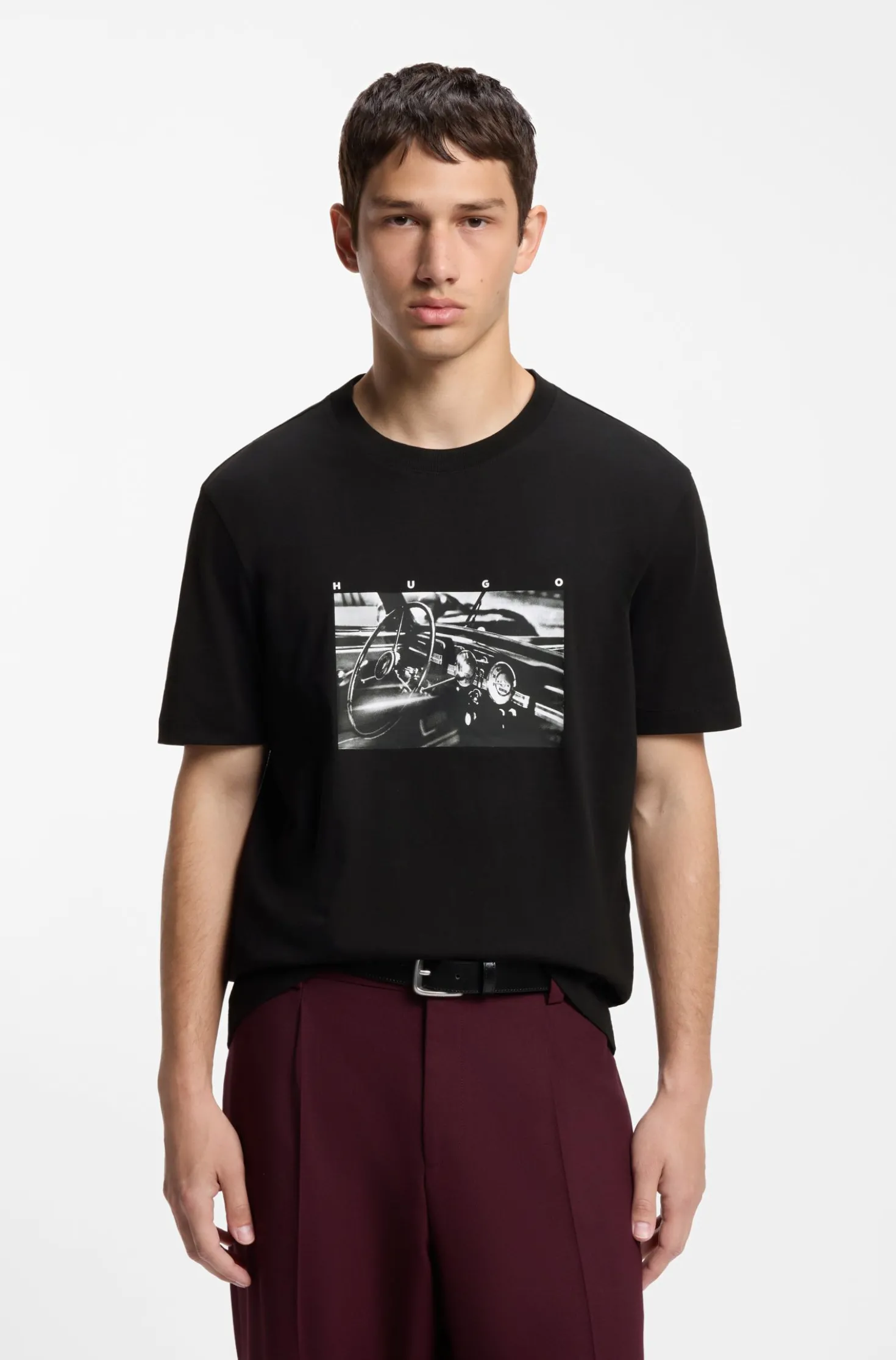 Relaxed-fit T-shirt in cotton with graphic print