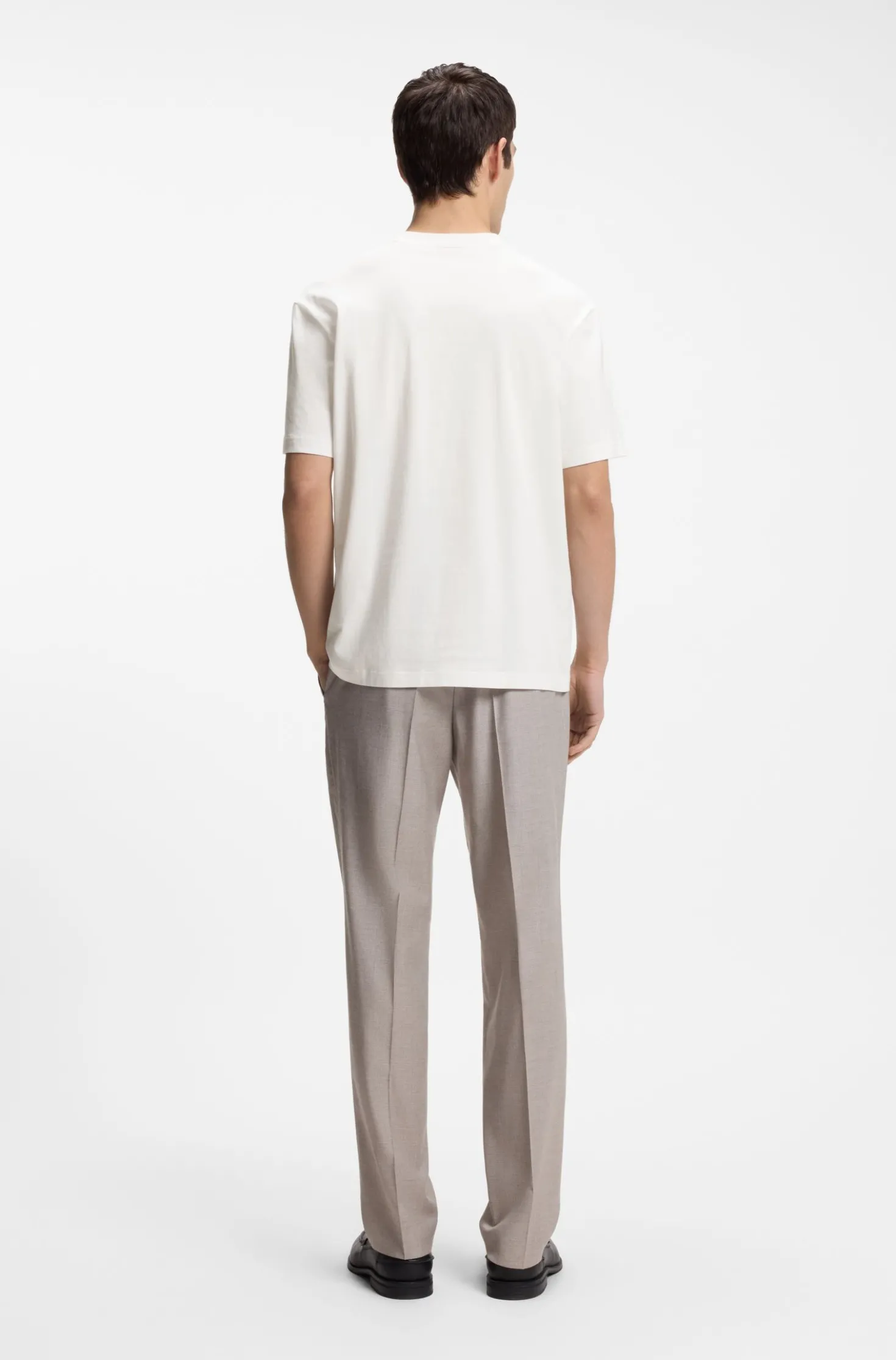 Relaxed-fit T-shirt in cotton with artwork and logo