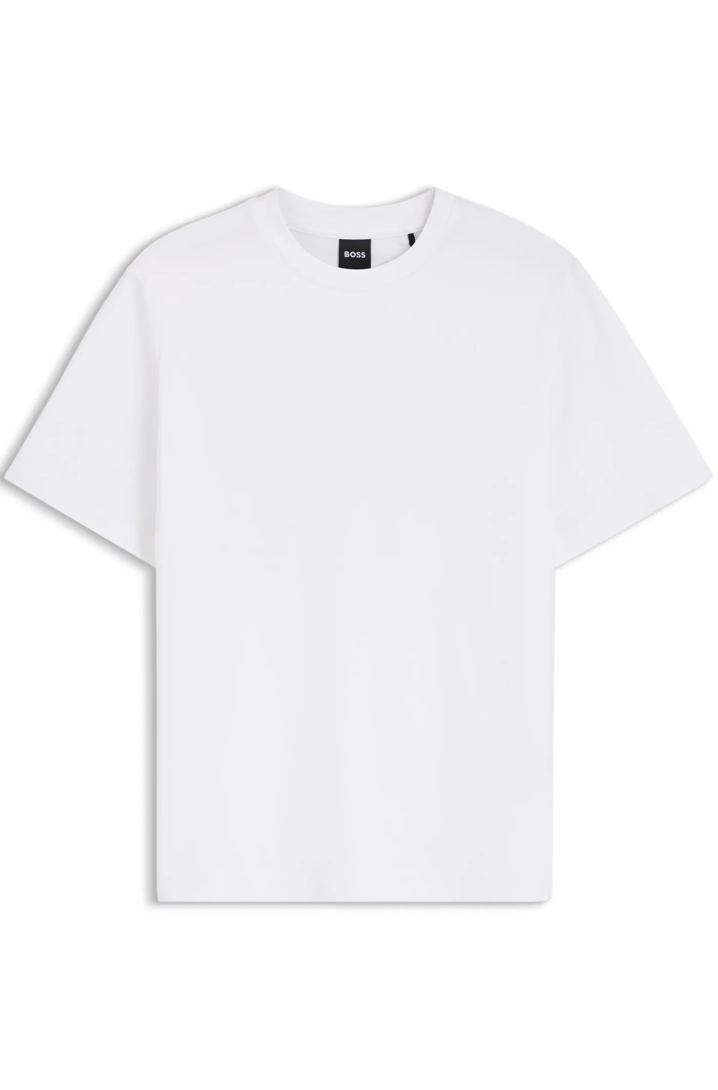 Relaxed-fit T-shirt in mercerised cotton