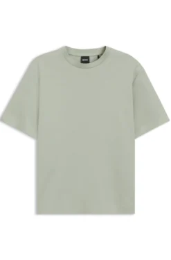 Relaxed-fit T-shirt in mercerised cotton