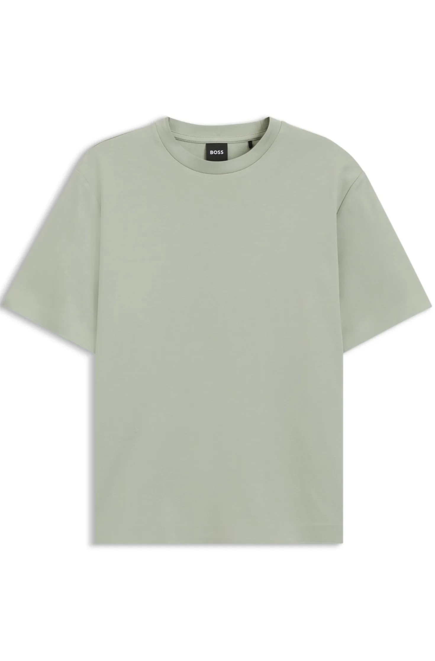 Relaxed-fit T-shirt in mercerised cotton