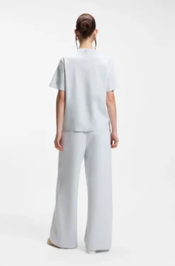 Relaxed-fit T-shirt in mercerised cotton