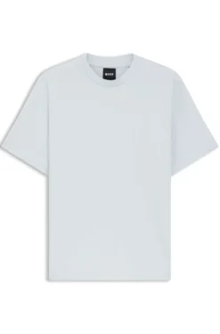Relaxed-fit T-shirt in mercerised cotton