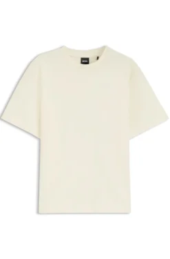 Relaxed-fit T-shirt in mercerised cotton