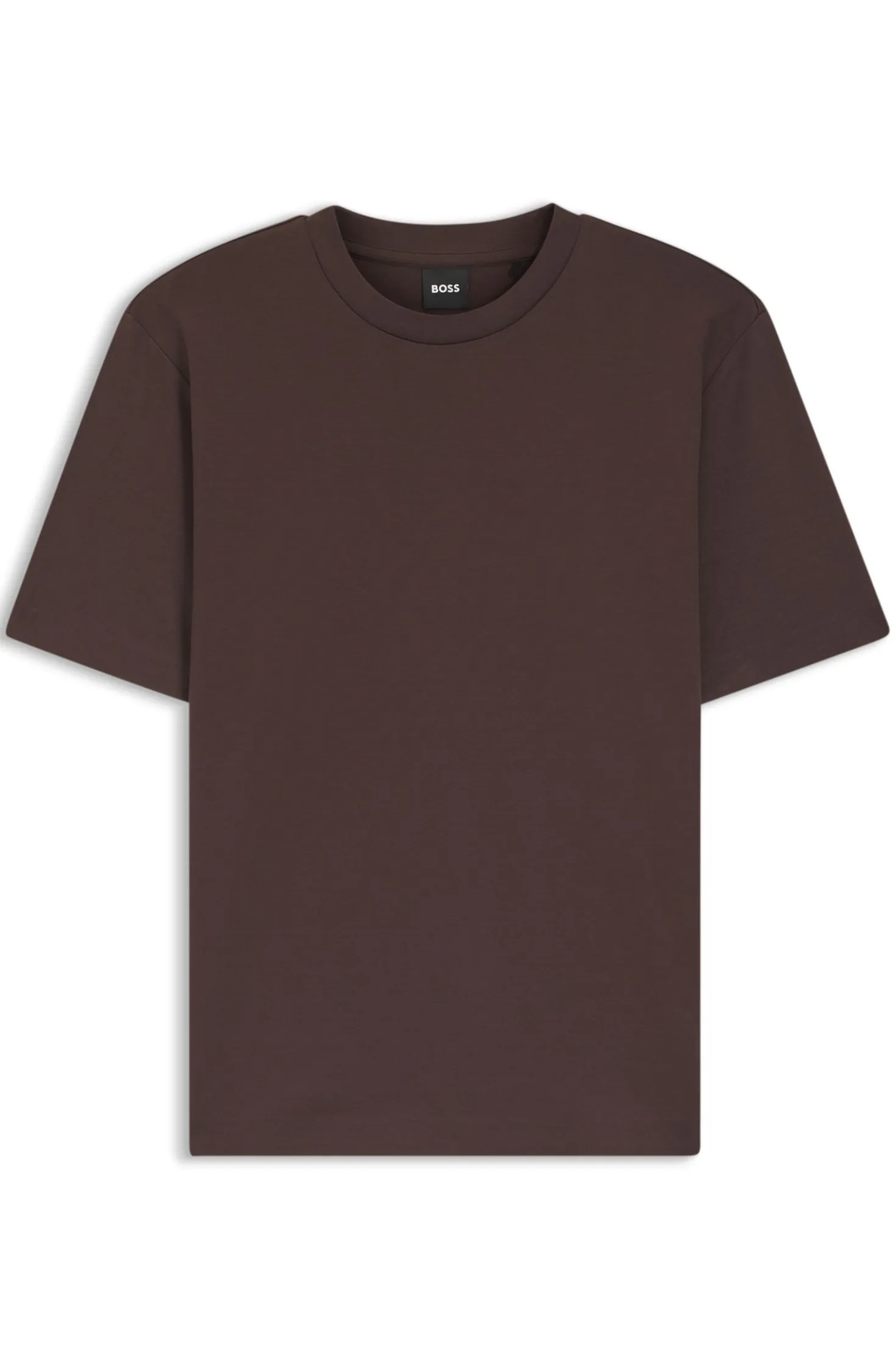 Relaxed-fit T-shirt in mercerised cotton