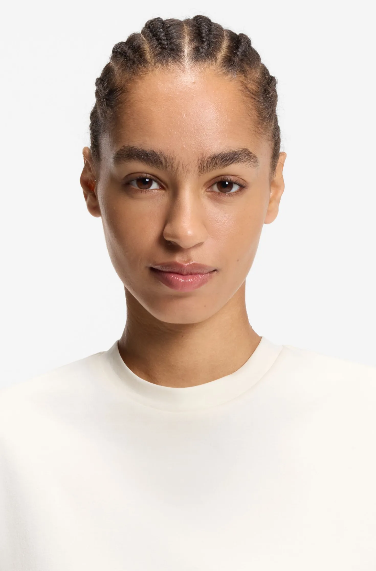Relaxed-fit T-shirt in mercerised cotton