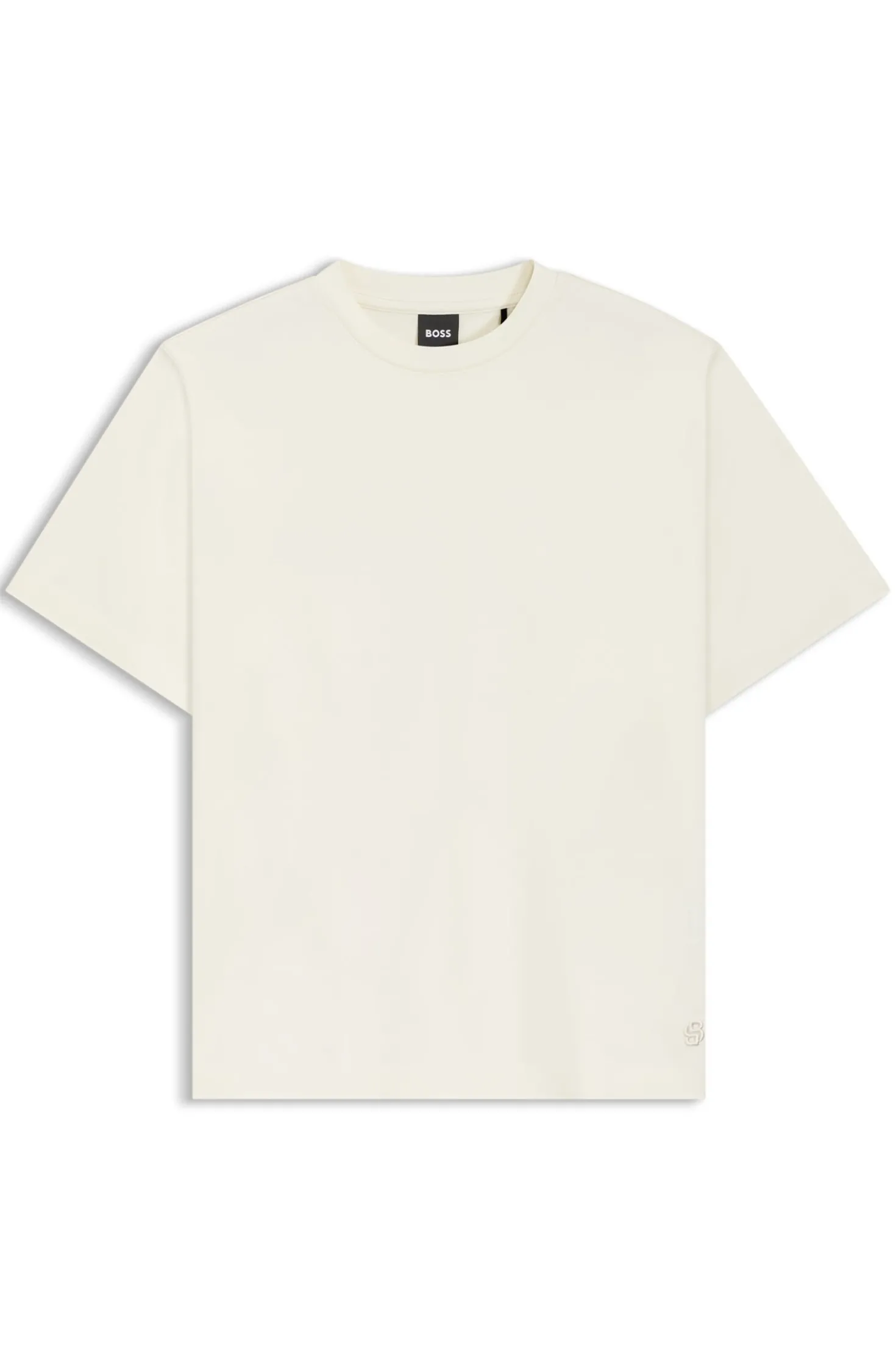 Relaxed-fit T-shirt in mercerised cotton