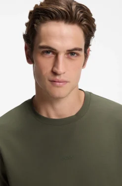 Relaxed-fit T-shirt with a layered logo print