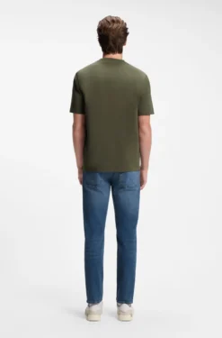 Relaxed-fit T-shirt with a layered logo print