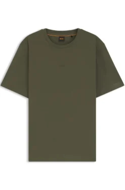Relaxed-fit T-shirt with a layered logo print