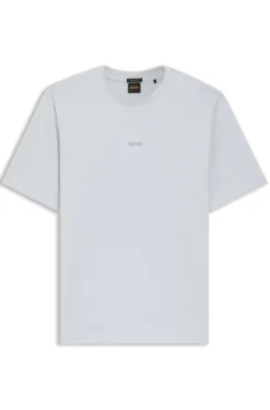 Relaxed-fit T-shirt with a layered logo print