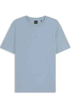 Relaxed-fit T-shirt with a layered logo print