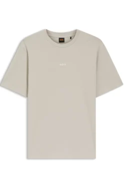 Relaxed-fit T-shirt with a layered logo print