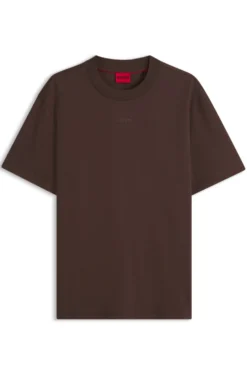 Relaxed-fit T-shirt with central logo detail