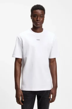 Relaxed-fit T-shirt with central logo detail