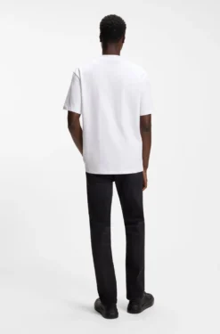 Relaxed-fit T-shirt with central logo detail