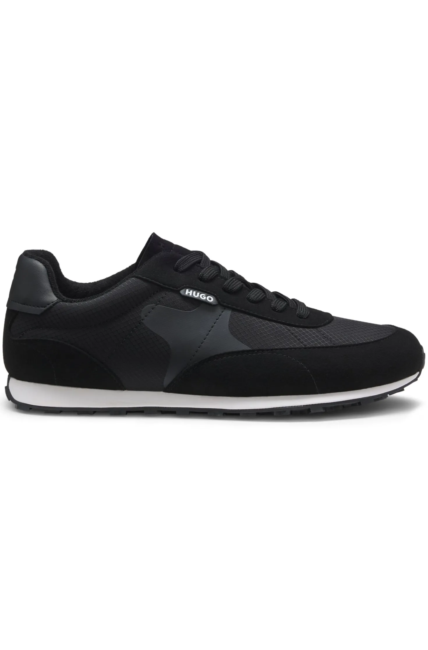 Ripstop lace-up trainers with EVA-rubber sole