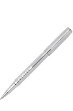 Rollerball pen in brass with chrome plating
