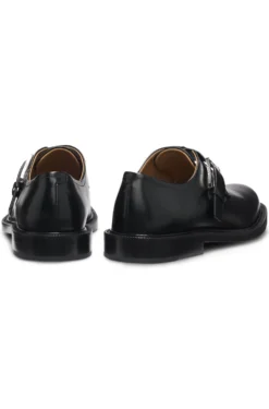 Runway monk shoes in Italian leather