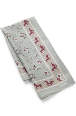 Scarf with digital print