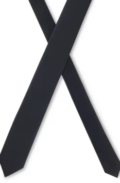Silk-blend tie with a plain weave