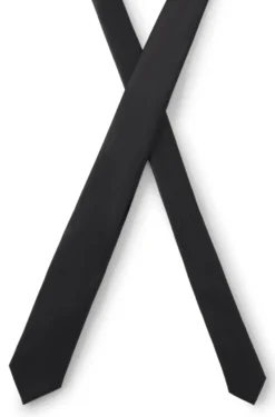Silk-blend tie with a plain weave