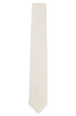 Silk-blend tie with paisley jacquard