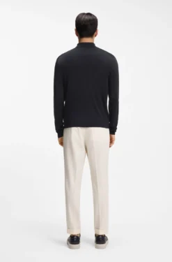 Silk cardigan with mesh panelling