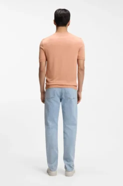 Silk knit T-shirt