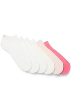 Six-pack of socks in a cotton blend