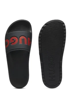 Slides with logo strap