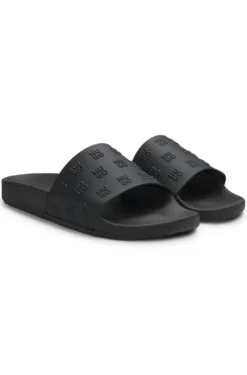 Slides with repeat stacked-logo uppers