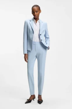 Slim-fit blazer in stretch material