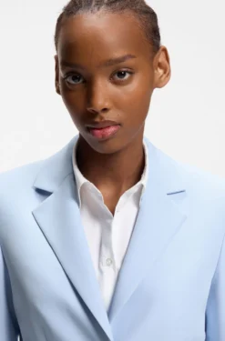Slim-fit blazer in stretch material