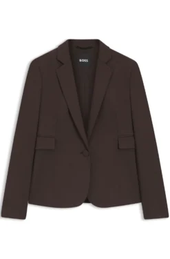 Slim-fit blazer with angled darts