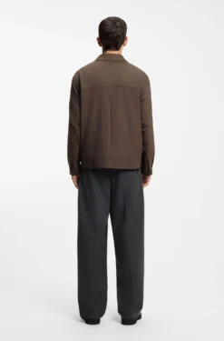 Slim-fit blazer with patch chest pockets