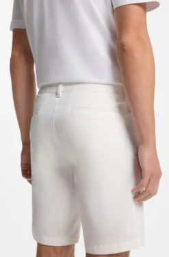 Slim-fit chino shorts in stretch cotton