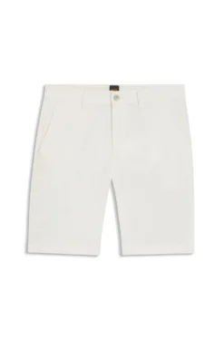 Slim-fit chino shorts in stretch cotton