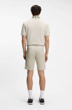 Slim-fit chino shorts in stretch cotton