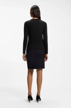Slim-fit crew-neck sweater in merino wool
