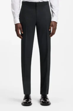 Slim-fit evening suit in stretch twill