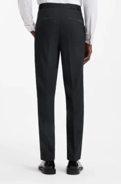 Slim-fit evening suit in stretch twill