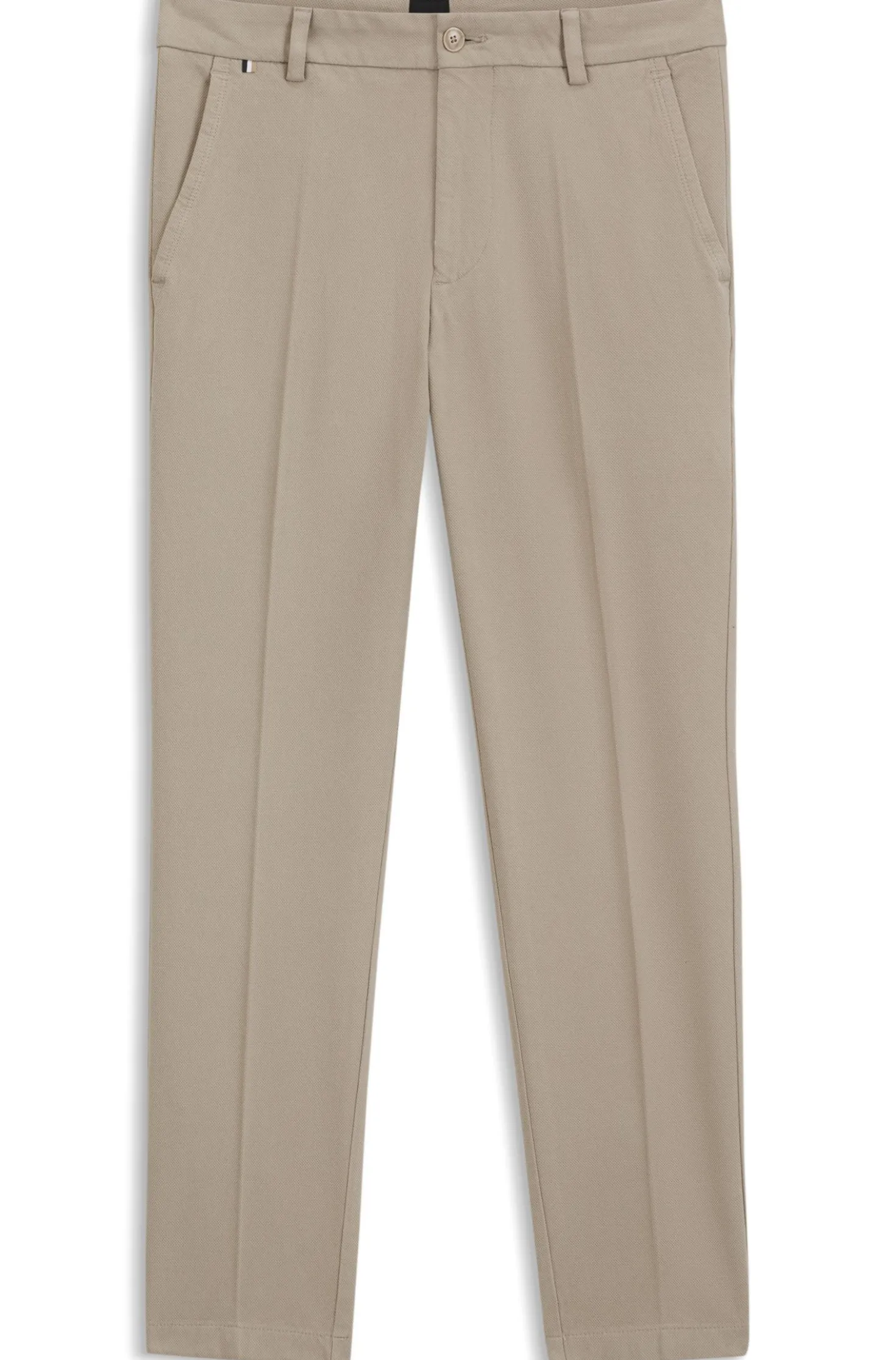 Slim-fit heritage trousers in stretch cotton