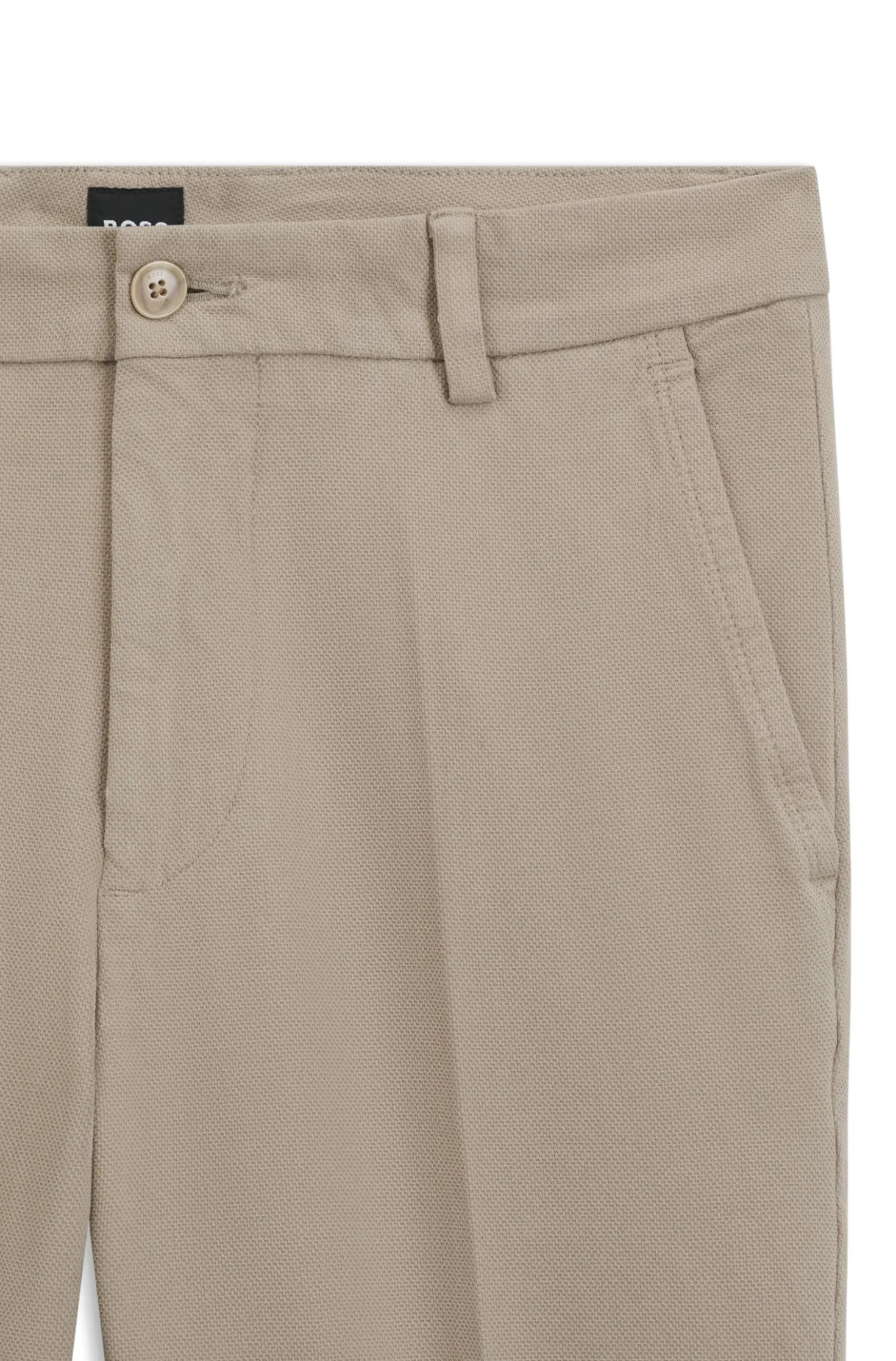 Slim-fit heritage trousers in stretch cotton
