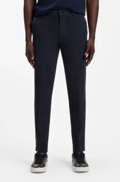 Slim-fit heritage trousers in stretch cotton